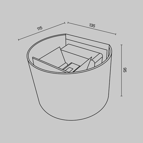 Архитектурная подсветка Outdoor O573WL-L6B, изображение 17