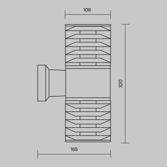 Настенный светильник (бра) Outdoor O576WL-02B, изображение 9