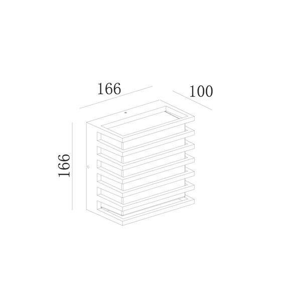 Настенный светильник (бра) Outdoor O020WL-L10B4K, изображение 3