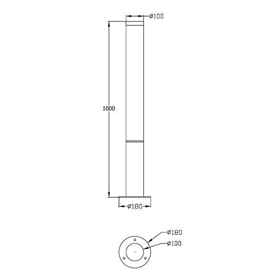Ландшафтный светильник Outdoor O041FL-L30B3K, изображение 3