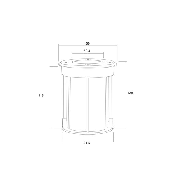 Встраиваемый светильник Outdoor O043DL-01S, изображение 9