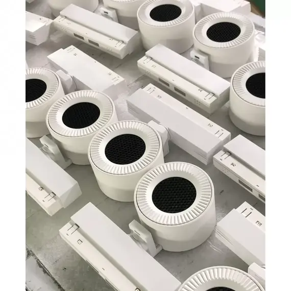 Поворотный магнитный трековый светильник с антибликовой решеткой iLEDEX TECHNICAL VISION 4822-010-D82-12W-38DG-3000K WH (WALL WASHER), изображение 2