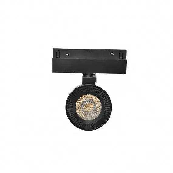 Поворотный магнитный трековый светильник с антибликовой решеткой iLEDEX TECHNICAL VISION 4822-010-D82-12W-38DG-4000K BK (WALL WASHER), изображение 4