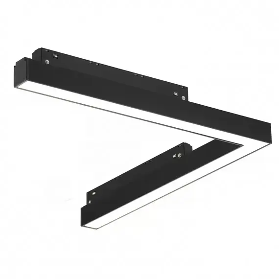 Угловой магнитный трековый светильник iLEDEX TECHNICAL VISION 4822-013-L320-16W-110DG-4000K-BK, изображение 2