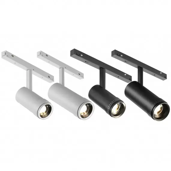 Поворотный магнитный трековый светильник iLEDEX TECHNICAL VISION ZOOM 4822-020-D47-10W-10/60DG-3000K-WH, изображение 9