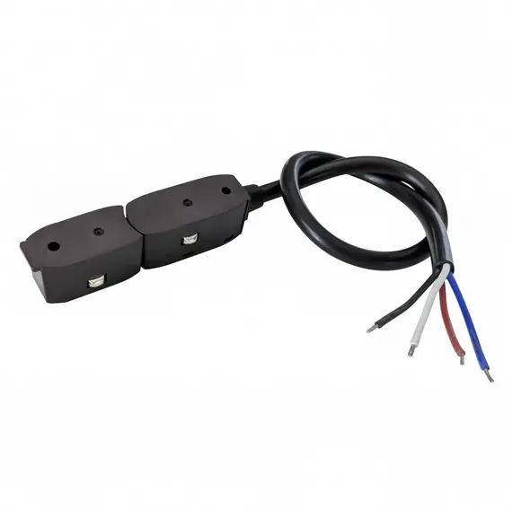 Ввод питания для радиусного магнитного шинопровода iLEDEX TECHNICAL VISION POWER INN 4822-R-BK, изображение 2