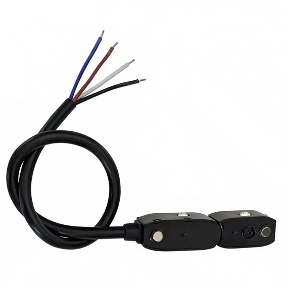 Ввод питания для радиусного магнитного шинопровода iLEDEX TECHNICAL VISION POWER INN 4822-R-BK, изображение 3