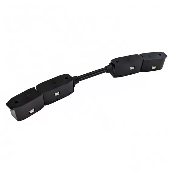 Коннектор питания для радиусного магнитного шинопровода  iLEDEX TECHNICAL VISION POWER CONNECT 4822-R-BK, изображение 2