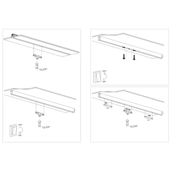 Акцентный магнитный трековый светильник iLEDEX TECHNICAL VISION 4822-017-D23-2W-24DG-4000K-WH, изображение 3