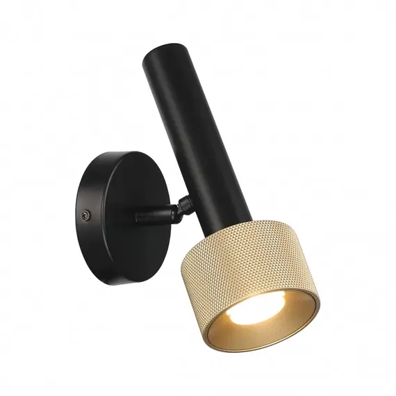 Светильник настенный iLedex Delta 2360-1 BK+BR, изображение 2