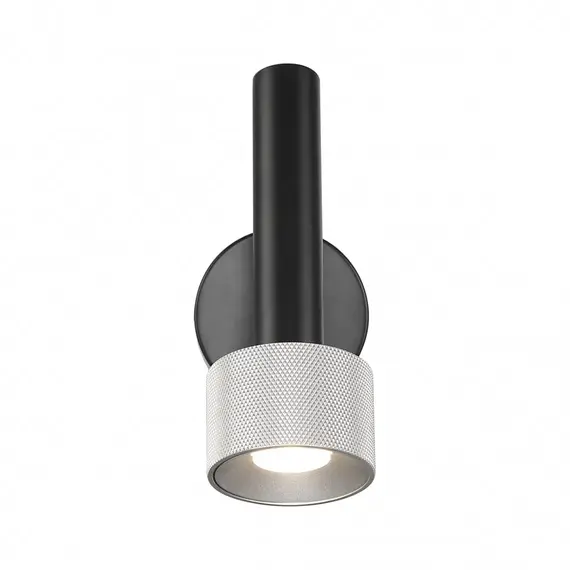 Светильник настенный iLedex Delta 2360-1 BK+SL, изображение 2