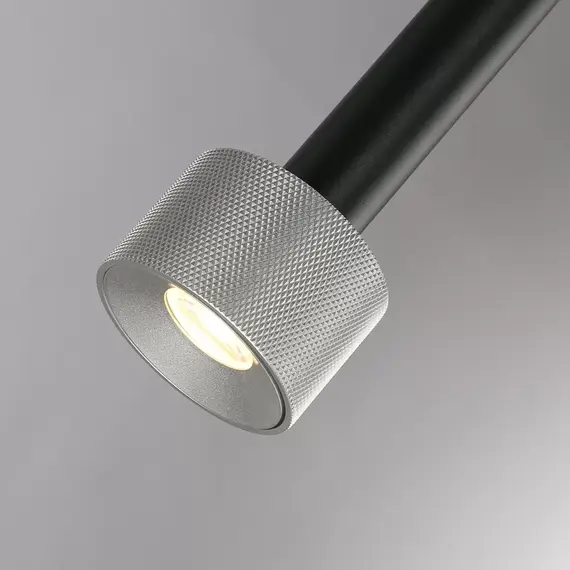 Светильник подвесной iLedex Delta 2362-1 BK+SL, изображение 3