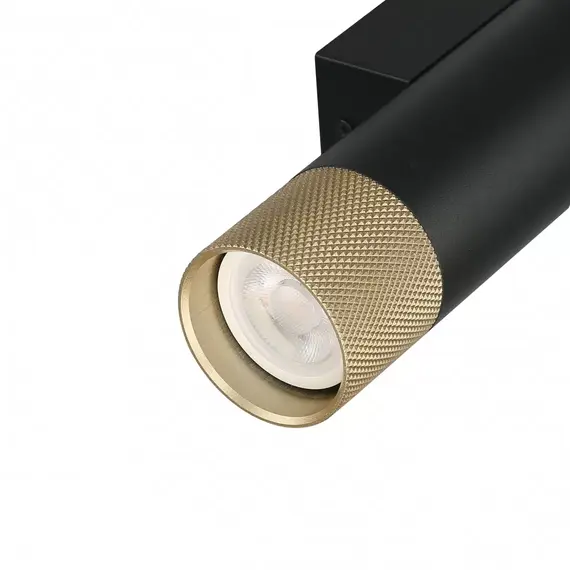 Светильник настенный iLedex Delta 2365-2 BK+BR, изображение 3