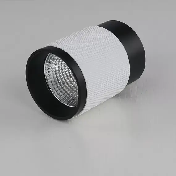 Накладной светильник iLEDEX Delta 1955-10W-3000K-36 BK+WH, изображение 3