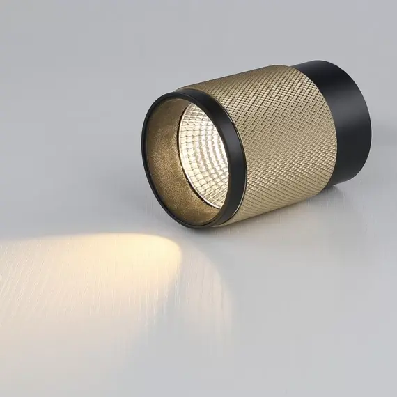 Накладной светильник iLEDEX Delta 1955-10W-3000K-36 BK+BR, изображение 4