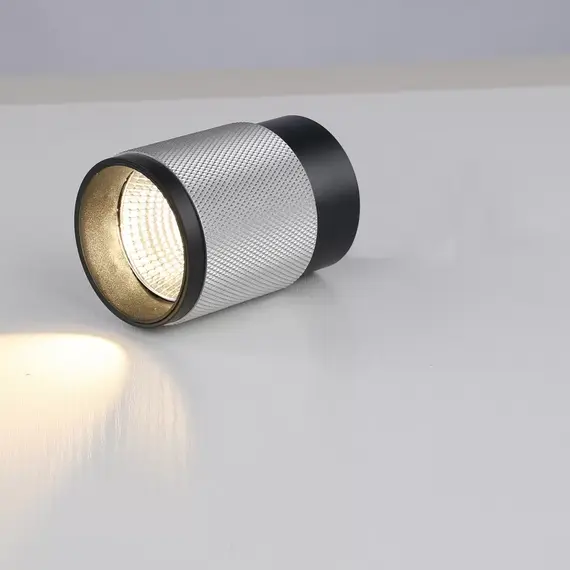 Накладной светильник iLEDEX Delta 1955-10W-3000K-36 BK+SL, изображение 3