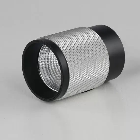 Накладной светильник iLEDEX Delta 1955-10W-3000K-36 BK+SL, изображение 4