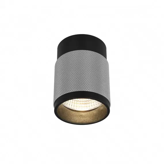 Накладной светильник iLEDEX Delta 1955-10W-3000K-36 BK+SL, изображение 2