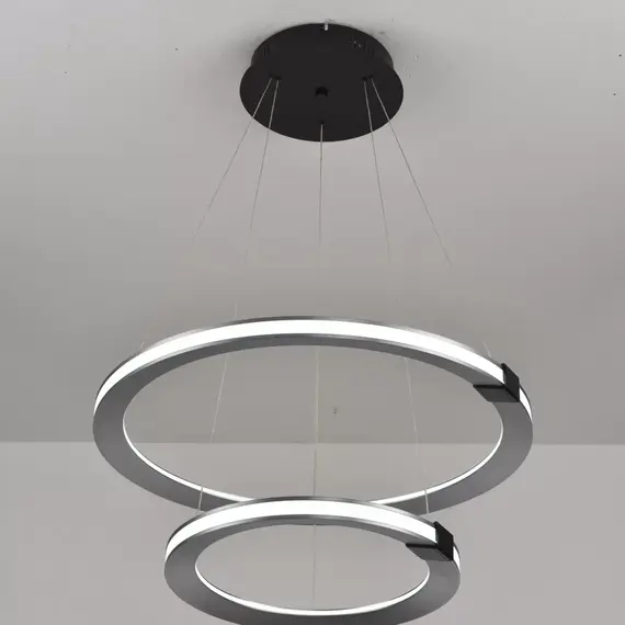 Светильник подвесной iLEDEX Vision 9225-6+4SD GR+BK, изображение 4