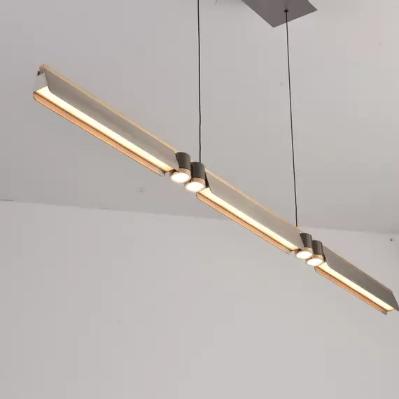 Светильник подвесной iLedex Vision 9309D-1200-2 GR+BK, изображение 7