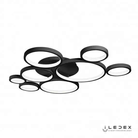 Потолочная люстра iLedex Ring Star 9004-8L-X BK