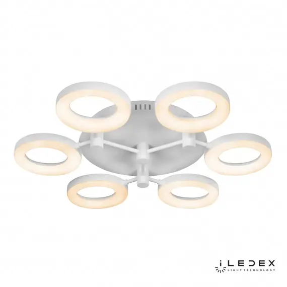 Потолочная люстра iLedex Jomo FS-014-X6-(B) 72W WH, изображение 2
