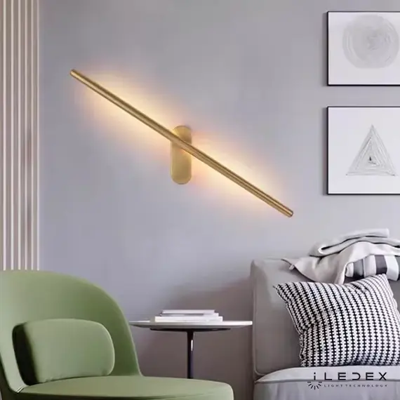 Настенный светильник iLedex ROYAL 6007W/S - 8W - 3000K GOLD, изображение 2