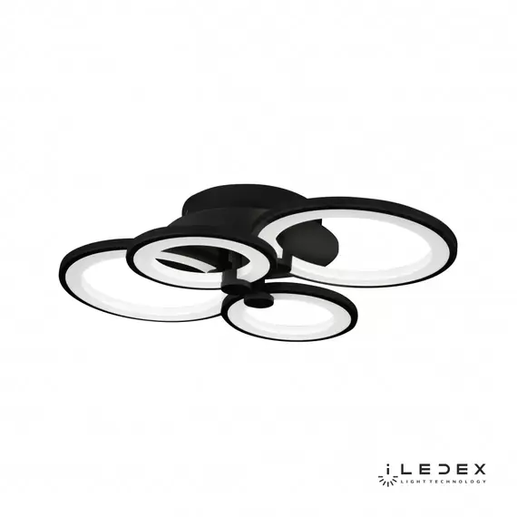 Потолочная люстра iLedex Ring A001/4 MBK, изображение 2