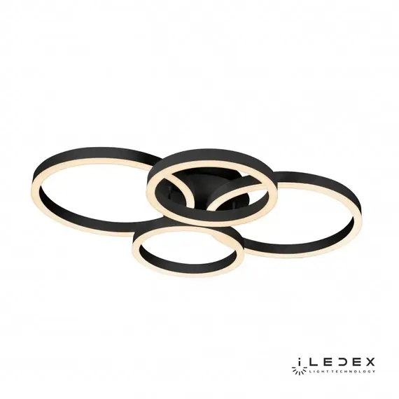 Потолочная люстра iLedex Ring New 6815-300/400-X-T BK, изображение 2
