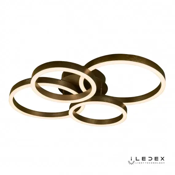 Потолочная люстра iLedex Ring New 6815-300/400-X-T Coffee, изображение 2