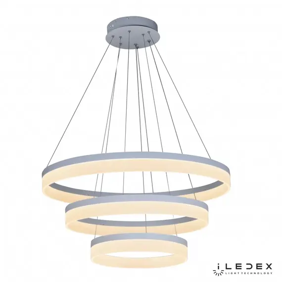 Подвесная люстра iLedex Around D0301-3 (400x600x800) WH, изображение 2