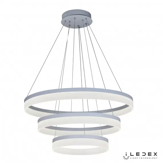 Подвесная люстра iLedex Around D0301-3 (400x600x800) WH, изображение 3