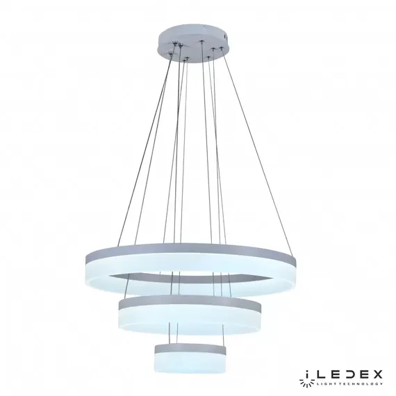 Подвесная люстра iLedex Around D0301-3 (200x400x600) WH, изображение 2