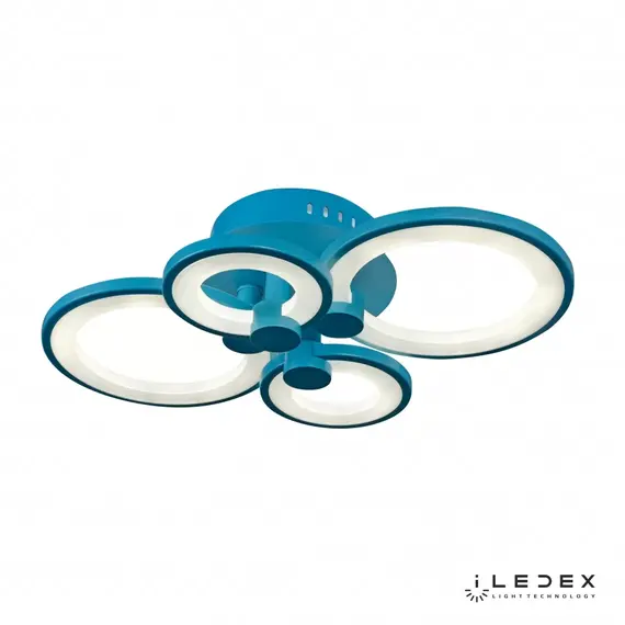 Потолочная люстра iLedex Ring A001/4 BLUE, изображение 2