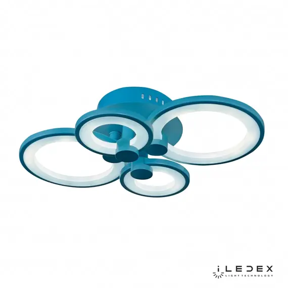 Потолочная люстра iLedex Ring A001/4 BLUE, изображение 3