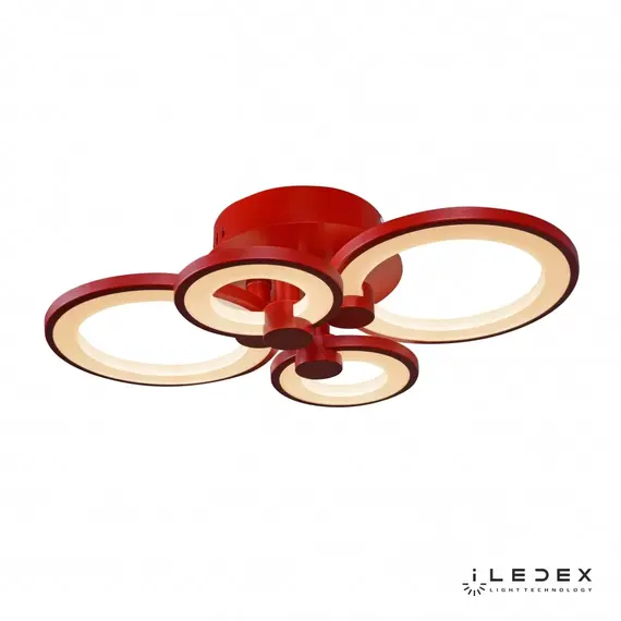 Потолочная люстра iLedex Ring A001/4 RED, изображение 3