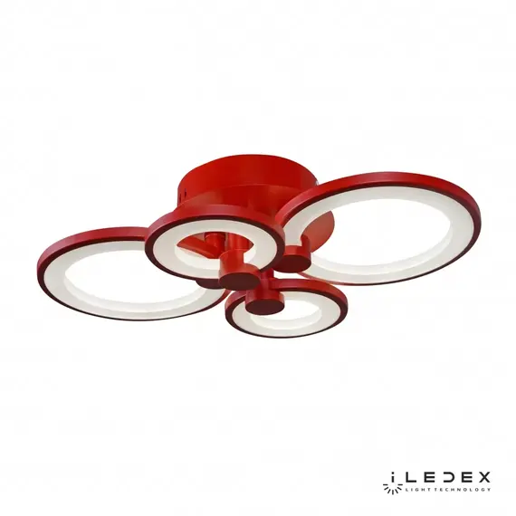 Потолочная люстра iLedex Ring A001/4 RED, изображение 2