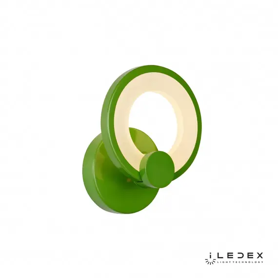 Настенный светильник iLedex Ring A001/1 Green, изображение 2