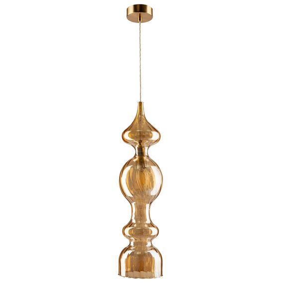 Светильник подвесной Crystal Lux IRIS SP1 A AMBER