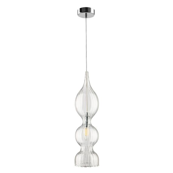 Светильник подвесной Crystal Lux IRIS SP1 B TRANSPARENT