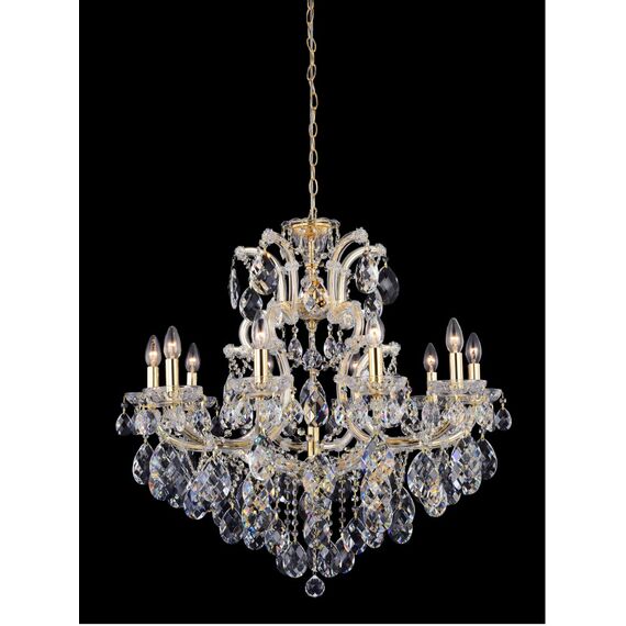 Люстра Crystal Lux ISABEL SP11 GOLD/TRANSPARENT