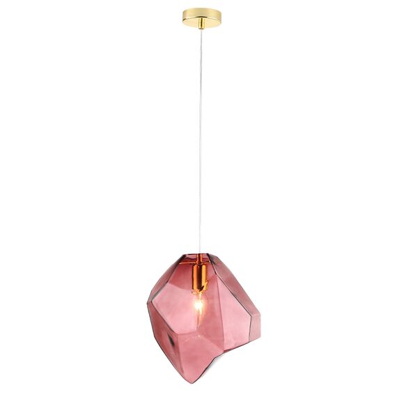 Светильник подвесной Crystal Lux NUESTRO SP1 GOLD/PINK