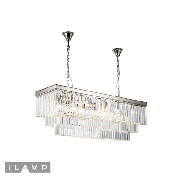 Подвесная люстра iLamp Triumph 6119-1200 NICKEL, изображение 2