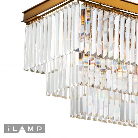 Подвесная люстра iLamp Triumph 6119-1200 BRASS, изображение 3