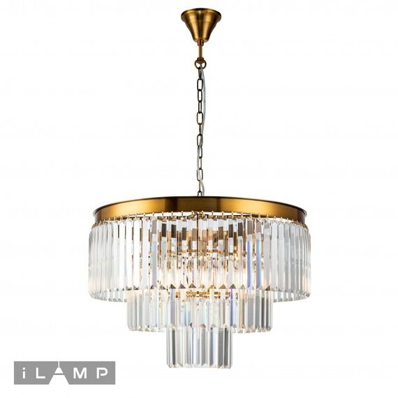 Подвесная люстра iLamp Triumph 7383/8P BRASS, изображение 2