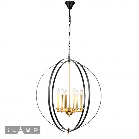 Подвесная люстра iLamp Element 9977-800 GOLD&BLACK, изображение 2