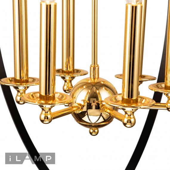 Подвесная люстра iLamp Element 9977-800 GOLD&BLACK, изображение 3