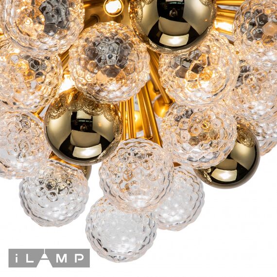 Подвесная люстра iLamp Rockfeller 100D-18 Matt Bronze, изображение 3