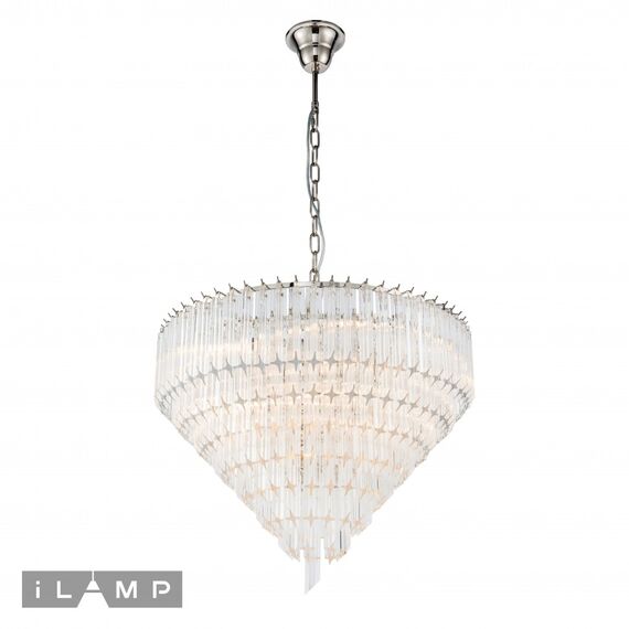 Подвесная люстра iLamp Manhattan 051D-6 Nickel, изображение 2