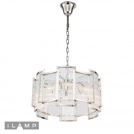 Подвесная люстра iLamp Tribeca MD0276-6C Nickel, изображение 2